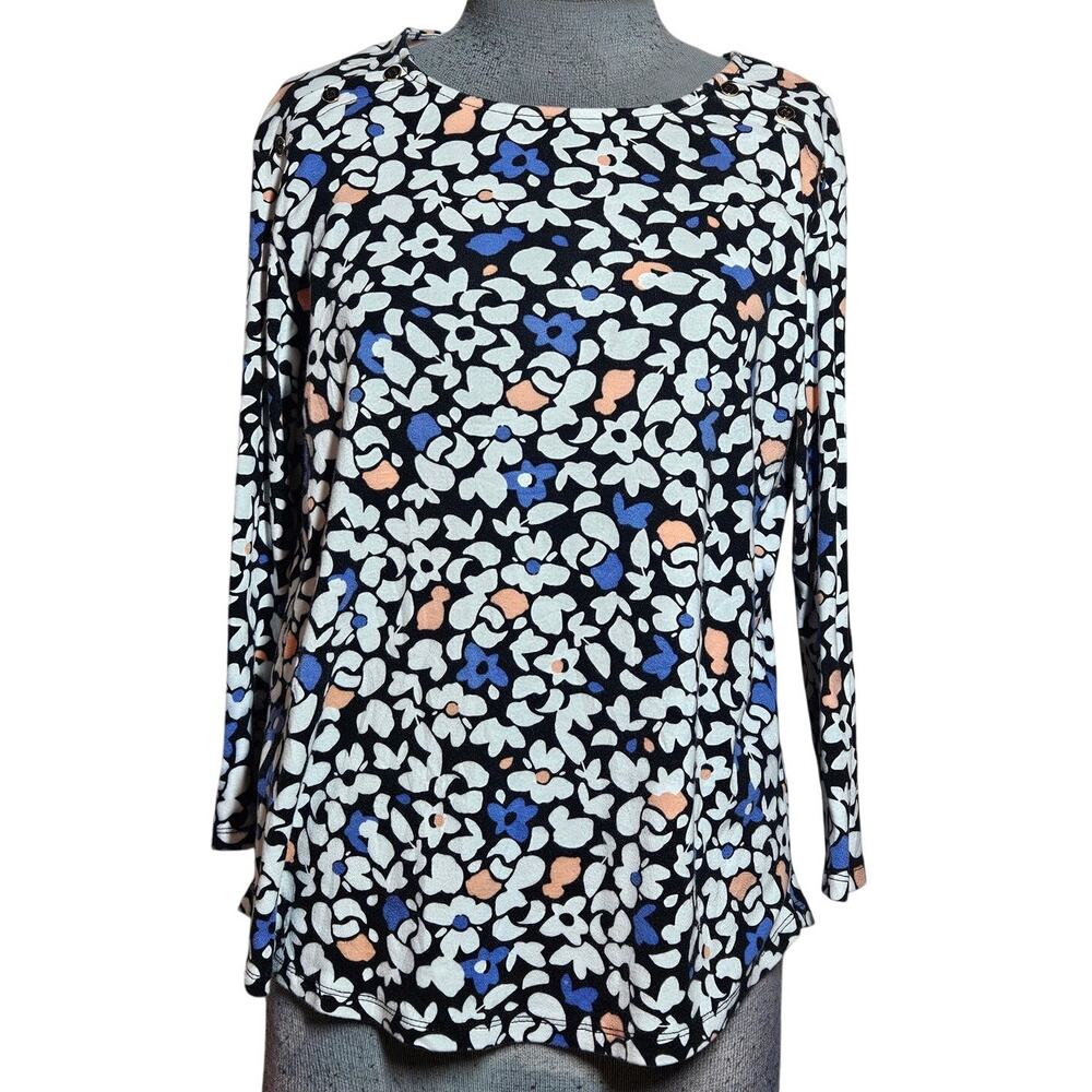 Floral Print Cotton Top Size XL
